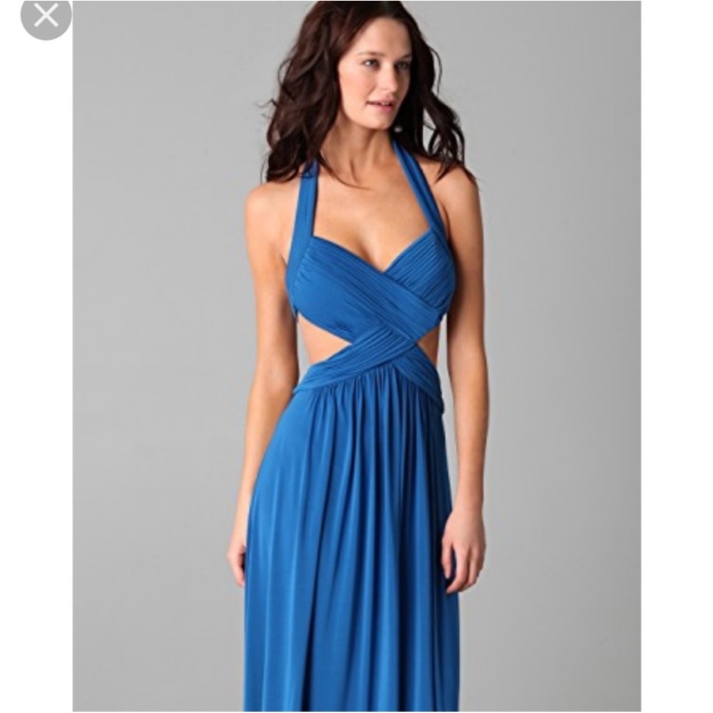 BCBGMAXAZRIA Chiffon Gown